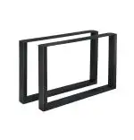 Set 2 Picioare Metalice pentru Băncuță, Design Industrial, 90x72 cm