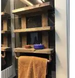 Suport Prosoape din Lemn 50 cm