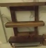 Suport Prosoape din Lemn 50 cm