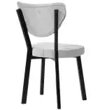 Scaun Barton, bej, profil din metal