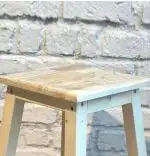 Scaun bar Vinita din lemn, natur, 67 cm