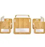 Set masa+ 2 scaune pentru copii Marni Homs alb si sonomo