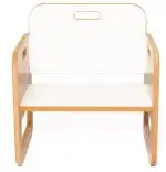 Set masa+ 2 scaune pentru copii Marni Homs alb si sonomo