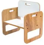 Set masa+ 2 scaune pentru copii Marni Homs alb si sonomo