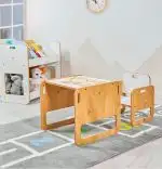 Set masa+ 2 scaune pentru copii Marni Homs alb si sonomo