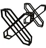 Set 2 Picioare Masă Metal, 70x72 cm