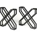 Set 2 Picioare Masă Metal, 70x72 cm