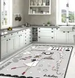 Covor de bucătărie Best Chef, 80x200 cm, imprimeu digital, antiderapant, multicolor