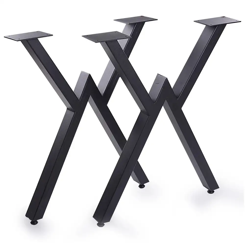 Set picioare masa metal, Homs , Negru,72x57 cm,30729