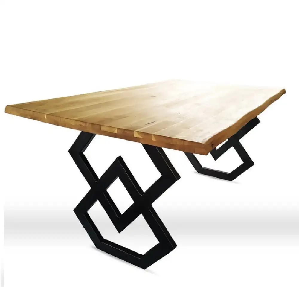 Set picioare masa metal, Homs , Negru,72x60 cm,30738