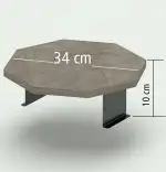 Masuta laterala, Verla,reglabil, 25054