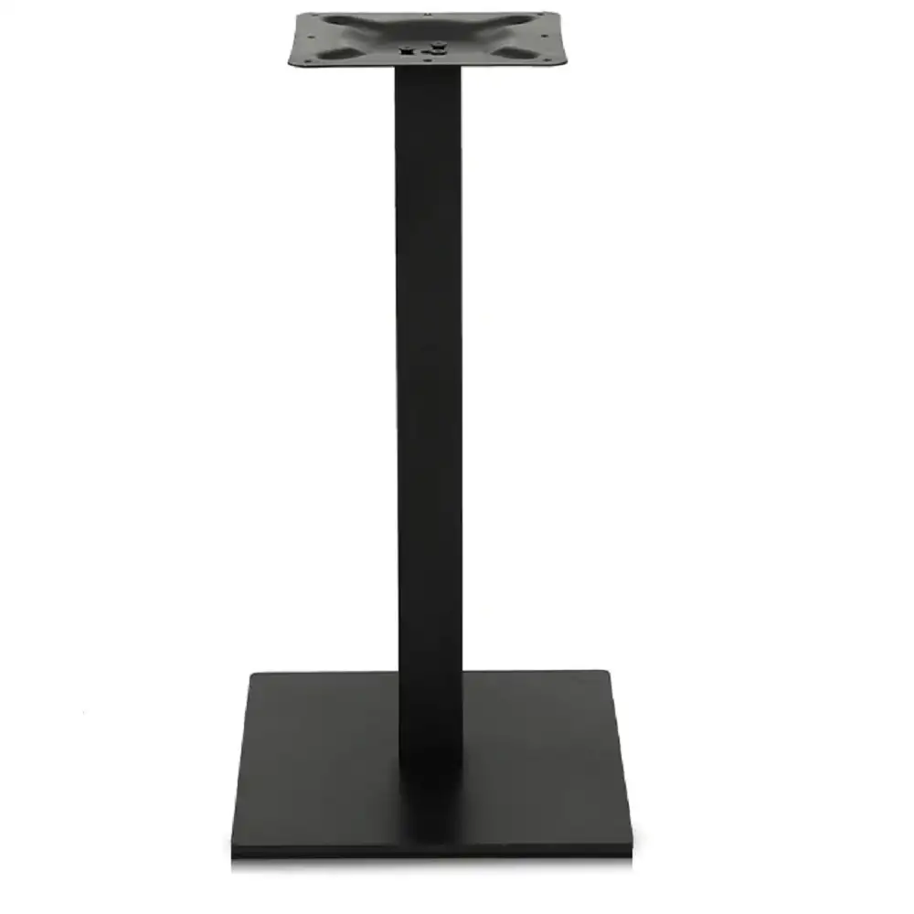 Picioare metalice pentru masa 80x80 cm,negru