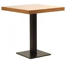 Picioare metalice pentru masa 80x80 cm,negru