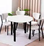 Set masa Onita bucatarie  rotund cu 4 scaune 90 cm