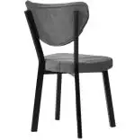 Scaun Barton, gri, profil din metal
