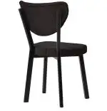 Set Masa Barton din MDF cu 4 Scaune  din metal, culaore negru, 140 cm