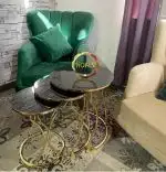 Set masuta de cafea,sticla, seria 259,Homs, 3 buc,5002