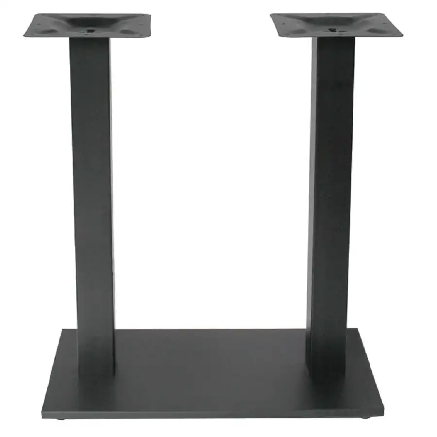 Picioare metalice pentru masa 120x70 cm,negru