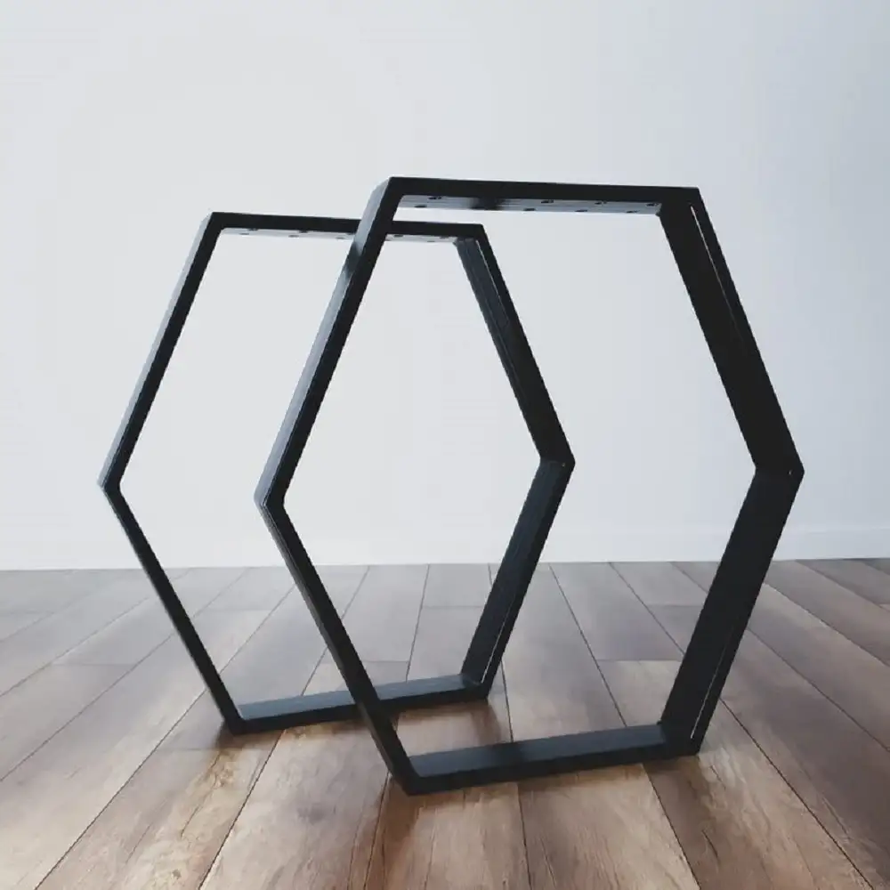 Set 2 Picioare Masă Metal, 60x72 cm